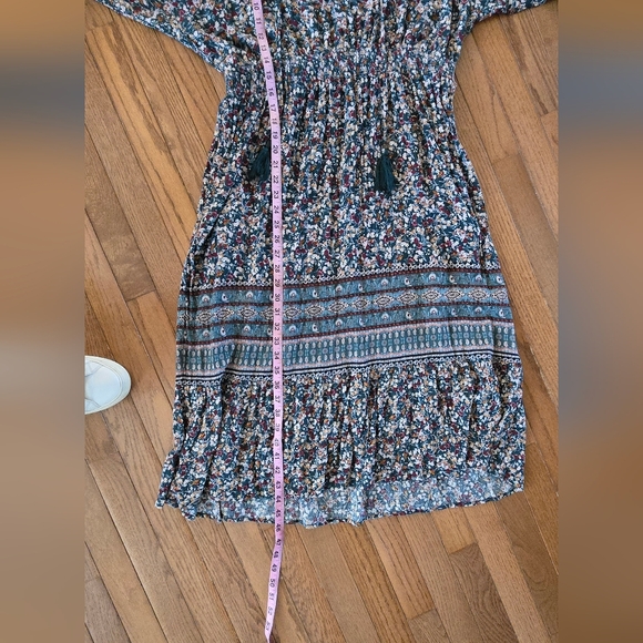 Knox Rose Midi Long Sleeve Boho Hippie Dress XL - Picture 7 of 8